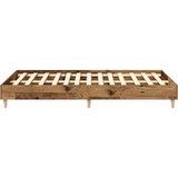  Okvir kreveta bez madraca staro drvo 135x190 cm | shoptok.hr
