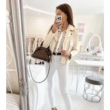 Gemre White faux leather biker jacket Tricia | shoptok.hr
