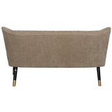Ixia Bež sedežna garnitura iz šenilje 134 cm Glam – | Shoptok.si
