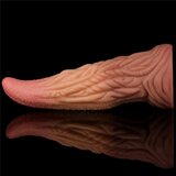 Lovetoy Dual Layered Platinum Silicone Nature Tongue 10" | Shoptok.si