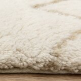 Asiatic Carpets Kremno bela pralna ročno tkana volnena preproga 200x290 cm Azera Crosshatch – | Shoptok.si