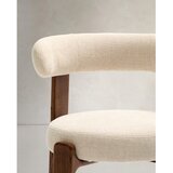 Kave Home Smeđa/bež blagovaonska stolica od čvrste jeseni Granite – | shoptok.hr