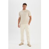 Defacto Relax Fit Straight Leg Cotton Trousers Cene