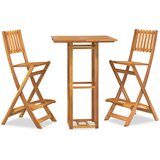  3-dijelni vanjski barski set od masivnog bagremovog drva | shoptok.hr