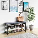 MID.YOU REGAL ZA ČEVLJE črna, medeni hrast | Shoptok.si