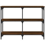  Konzolni stol boja smeđeg hrasta 100x29x75 cm konstruirano drvo | shoptok.hr