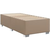  Krevet s oprugama i madrac cappuccino 80x200 cm od umjetne kože | shoptok.hr