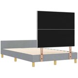  Krevetna konstrukcija Svjetlosiva 120 x 200 cm tkanina | shoptok.hr