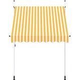 Tenda na ručno uvlačenje 200 cm narančasto-bijela prugasta | Eponuda.com