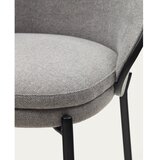 Kave Home Črno-siv barski stol (višina sedeža 77 cm) Eamy – | Shoptok.si