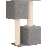  Mačje drvo s sisalnim postoljima za grebanje Svjetlosiva 114 cm | shoptok.hr