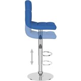  Barski stolčki 2 kosa modro blago, (20699893) | Shoptok.si