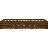  Okvir za krevet s ladicama boja hrasta 150x200 cm drveni | shoptok.hr