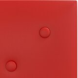  Zidna uzglavlja 12 pcs Vinska crvena 30 x 30 cm Lažna koža | shoptok.hr