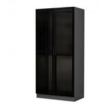 Hanah home Kale Glass Anthracite 210 Ormar, 90x210x52cm, Crni | Eponuda.ba