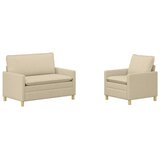  Set sofe 2 kom. Krem Tkanina - Krem 1-sjedalo (60 cm) +2-sjedalo (110 cm) | shoptok.hr