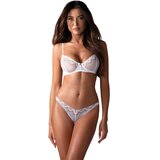 Obsessive Alissium 2-pcs Set White XS/S | Shoptok.si