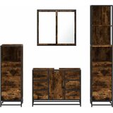  4-dijelni set kupaonskog namještaja boja hrasta drveni | shoptok.hr