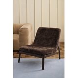 Ellos Home Smeđa fotelja od šenila Puffi – | shoptok.hr