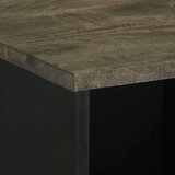  Komoda crna 80x33x75 cm Puno drvo Mango | shoptok.hr