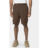 Jack Wolfskin Kratke hlače iz tkanine Kalahari 1508381 Rjava Regular Fit