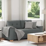  Dvosjed tamno sivi 180x77x82 cm tkanina - Tamno siva 1 180 cm Cijene