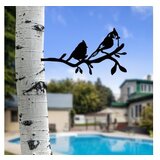 WALLXPERT decorative object figura bird on the branch 07 black | ePonuda.com