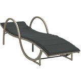  Ležaljka za sunčanje s jastukom 60x199x42 cm poliratan | shoptok.hr