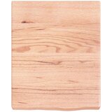 Kupaonska radna ploča svjetlosmeđa 40x50x(2-6) cm masivno drvo | shoptok.hr