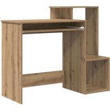  Stol za računalo od hrasta Umjetnički hrast Iverica Srednji | shoptok.hr