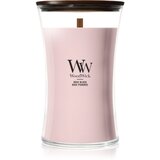 WoodWick Rose Blush mirisna svijeća s drvenim fitiljem 610 g | shoptok.hr
