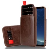 Cadorabo Ohišje, združljiv s Samsungom v hrastovem rjavem - zaščitnem pokrovu iz silikona TPU in imitacijskega usnja, z režami za predal in izvleče, (20583653) | Shoptok.si