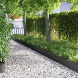  Rubnjaci za travnjak 10 pcs Crna 103 x 0,05 x 22 cm Čelik | shoptok.hr