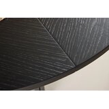 Venture Home okrugli rastezljivi blagovaonski stol Strada ⌀120 cm, crna | shoptok.hr