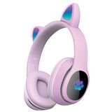 X Wave L400 purple bluetooth slušalice stereo sa mikrofonom/v5.3/FM/Aux/microSD Cene