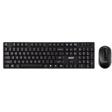 Acer Combo Set, Wireless Keyboard and Mouse AAK400, Rubber Dome Key Switch, RF 2.4GHz Dongle, Up to 1600 DPI, 10 Metres Range, Black | shoptok.hr