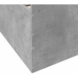  Okvir kreveta s pohranom s ladicama Betonska siva 80 x 200 cm | shoptok.hr