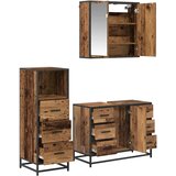  Set namještaja za kupaonicu 3 kom. Staro drvo 80 x 33 x 60 cm | shoptok.hr