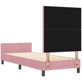  Krevet s opruga kutije Ružičasta 80 x 200 cm Baršun | shoptok.hr
