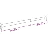  Teleskopske šipke za ormar 2 kom srebrne 58 - 100 cm | shoptok.hr