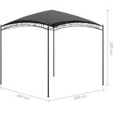  Sjenica 3 x 3 x 2,65 m antracit 180 g/m² | shoptok.hr