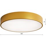  plafonska lampa cleo 4xE27/24W/230V prečnik 50 cm zlatna | Eponuda.com
