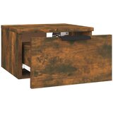  Zidni noćni ormarići 2 kom dimljenog hrasta 34 x 30 x 20 cm | shoptok.hr