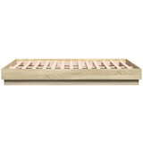  Okvir kreveta s LED svjetlima boja hrasta sonome 120 x 190 cm | shoptok.hr