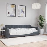 vidaXL Raztegljiva postelja temno siva 80x200 cm žamet Cene