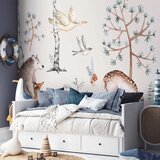  Foto tapeta - Forest Land With Animals Painted in Watercolours 450x315 Vodootporna | shoptok.hr