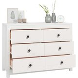  TV omarica bela 100x40x72 cm trdna borovina, (20654174) | Shoptok.si