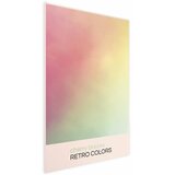  Plakat - Cherry Breeze - Pastel Gradient in Soft Retro Colors 40x60 Bez okvira | shoptok.hr