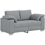 vidaXL Kauč Set Set od 2 Svjetlosiva Tkanina 160 x 77 x 82 cm | shoptok.hr