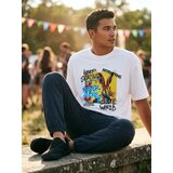 Sinsay Pamučna majica s graffiti printom | shoptok.hr
